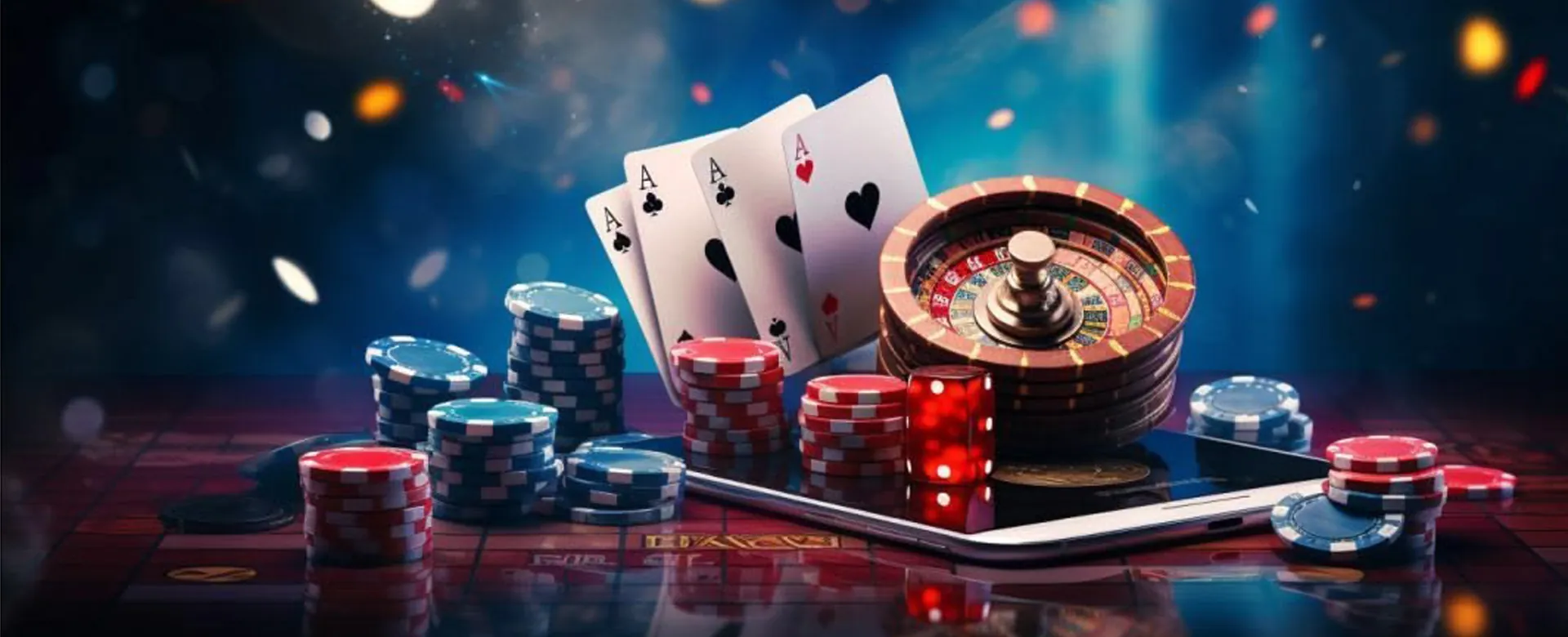 Dynamic online casino background with 8k8.com branding